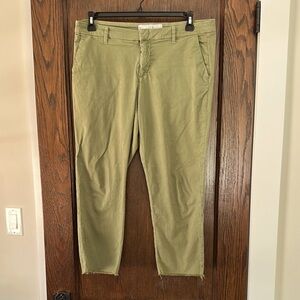 Frank & Eileen Wicklow Sage Green Trousers -12